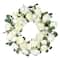 22" Cream Peony & Hydrangea Mix Wreath by Ashland®